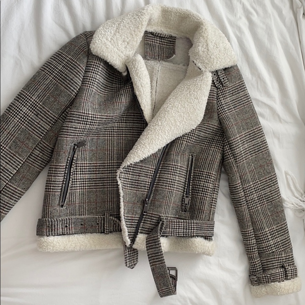 Oversized bomber jacket